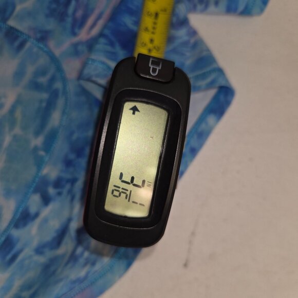 Ivivva By Lululemon Girls Size 14 Blue Tie-Dye Romper With Pockets & Drawstring - Picture 10 of 11